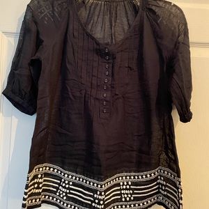 Banana Republic Embroidered Blouse
